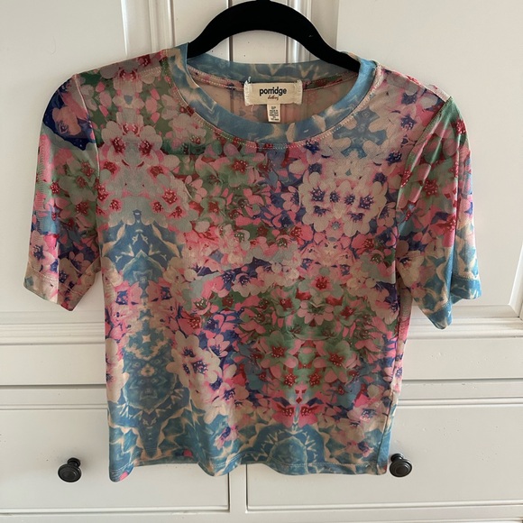 Mesh Floral Top - Picture 3 of 3